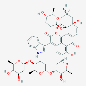 molecular formula C53H61NO18 B012195 乌达霉素D CAS No. 104443-44-9