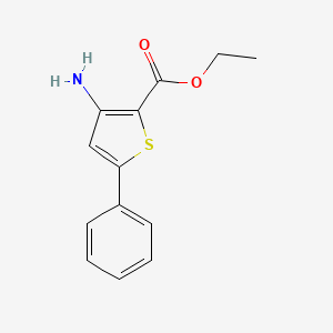 B1219508 Ethyl 3-amino-5-phenylthiophene-2-carboxylate CAS No. 88534-50-3