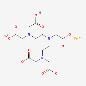 molecular formula C14H20FeN3O10- B1219511 Dtpa ferrous chelate CAS No. 20438-93-1