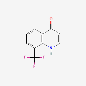molecular formula C10H6F3NO B1219512 8-(Trifluoromethyl)quinolin-4-ol CAS No. 23779-96-6