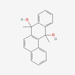 molecular formula C20H18O2 B1219516 7,12-Dihydroxy-7,12-dimethylbenz(a)anthracene CAS No. 2518-00-5