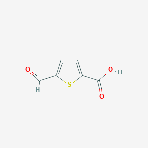 B121952 5-Formyl-2-thiophenecarboxylic Acid CAS No. 4565-31-5