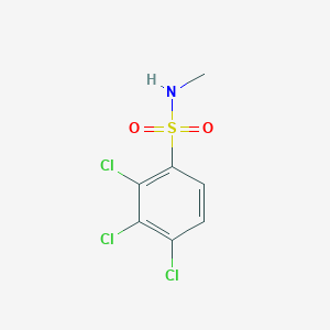 molecular formula C7H6Cl3NO2S B12195339 Methyl[(2,3,4-trichlorophenyl)sulfonyl]amine 