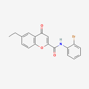 N-(2-bromophenyl)-6-ethyl-4-oxo-4H-chromene-2-carboxamide