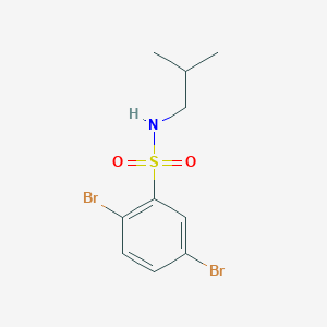 [(2,5-Dibromophenyl)sulfonyl](2-methylpropyl)amine