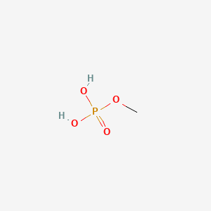 molecular formula CH5O4P B1219543 二氢甲基磷酸盐 CAS No. 812-00-0