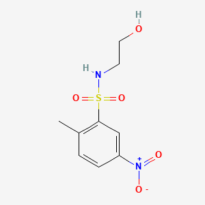 Benzenesulfonamide, N-(2-hydroxyethyl)-2-methyl-5-nitro-