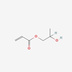 molecular formula C6H10O3<br>CH2=CHCOOCH2CH(CH3)OH<br>C6H10O3 B1219563 2-羟丙基丙烯酸酯 CAS No. 999-61-1
