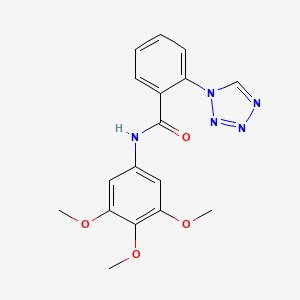 2-(1H-tetrazol-1-yl)-N-(3,4,5-trimethoxyphenyl)benzamide