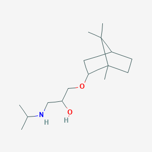 1-(Propan-2-ylamino)-3-[(1,7,7-trimethylbicyclo[2.2.1]hept-2-yl)oxy]propan-2-ol