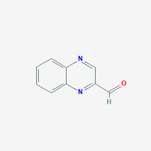 molecular formula C9H6N2O B121957 喹喔啉-2-甲醛 CAS No. 1593-08-4