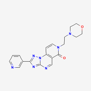 7-[2-(morpholin-4-yl)ethyl]-2-(pyridin-3-yl)pyrido[3,4-e][1,2,4]triazolo[1,5-a]pyrimidin-6(7H)-one