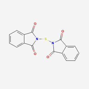 molecular formula C16H8N2O4S B1219576 N,N'-Thiobisphthalimide CAS No. 7764-29-6