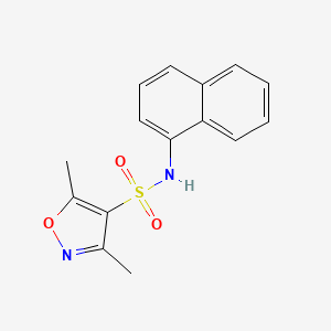 [(3,5-Dimethylisoxazol-4-yl)sulfonyl]naphthylamine