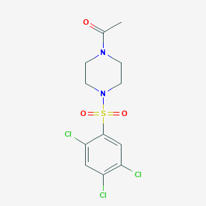 1-Acetyl-4-[(2,4,5-trichlorophenyl)sulfonyl]piperazine