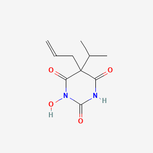 molecular formula C10H14N2O4 B1219625 N-Hydroxyaprobarbitone CAS No. 67035-24-9