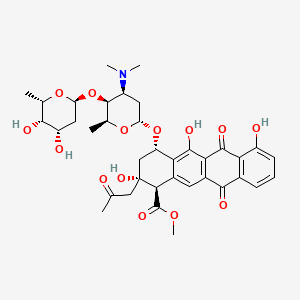 molecular formula C37H45NO14 B1219626 Sulfurmycin C CAS No. 83753-75-7