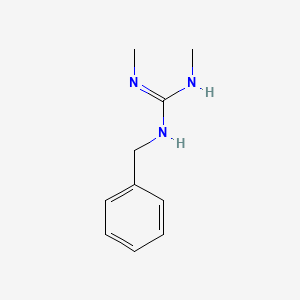 molecular formula C10H15N3 B1219629 Bethanidine CAS No. 55-73-2