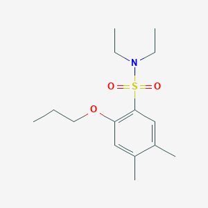 [(4,5-Dimethyl-2-propoxyphenyl)sulfonyl]diethylamine