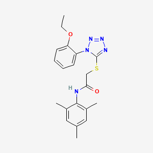 2-[1-(2-ethoxyphenyl)(1,2,3,4-tetraazol-5-ylthio)]-N-(2,4,6-trimethylphenyl)ac etamide