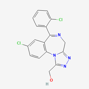 molecular formula C17H12Cl2N4O B1219643 alpha-Hydroxytriazolam CAS No. 37115-45-0