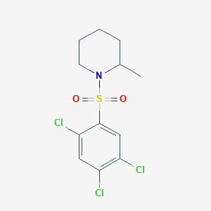 2-Methyl-1-[(2,4,5-trichlorophenyl)sulfonyl]piperidine