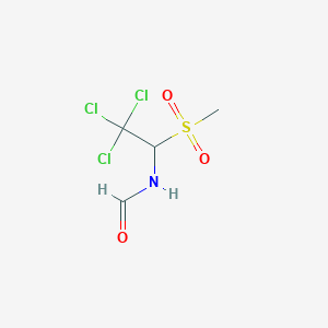 N-(2,2,2-trichloro-1-methanesulfonylethyl)formamide