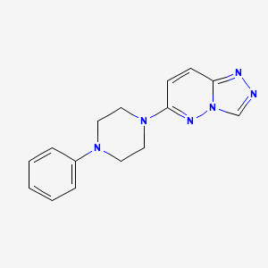 6-(4-Phenylpiperazin-1-yl)[1,2,4]triazolo[4,3-b]pyridazine