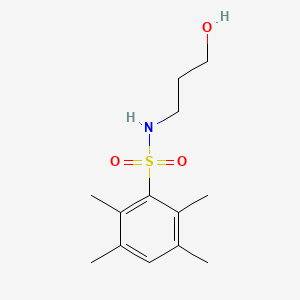 N-(3-hydroxypropyl)-2,3,5,6-tetramethylbenzenesulfonamide