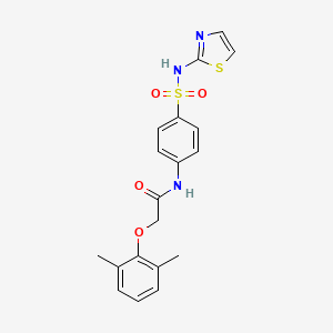 2-(2,6-dimethylphenoxy)-N-{4-[(1,3-thiazol-2-yl)sulfamoyl]phenyl}acetamide