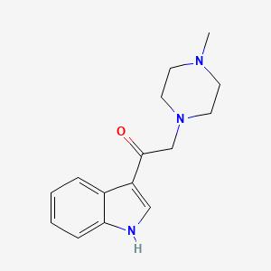 1-(1H-indol-3-yl)-2-(4-methylpiperazin-1-yl)ethanone