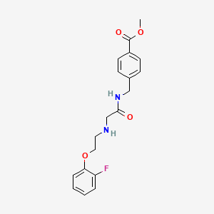 Methyl 4-[(2-{[2-(2-fluorophenoxy)ethyl]amino}acetamido)methyl]benzoate