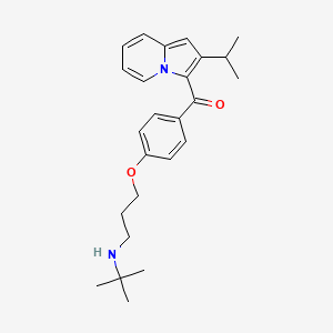 molecular formula C25H32N2O2 B1219668 Brinazarone CAS No. 89622-90-2