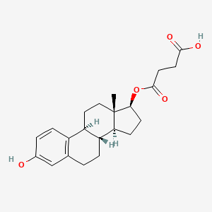 molecular formula C22H28O5 B1219669 17beta-Estradiol hemisuccinate CAS No. 7698-93-3