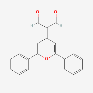 (2,6-diphenyl-4H-pyran-4-ylidene)propanedial