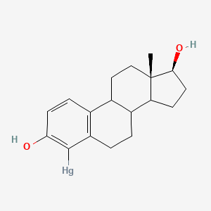 molecular formula C18H23HgO2 B1219670 4-Mercuriestradiol CAS No. 33499-71-7