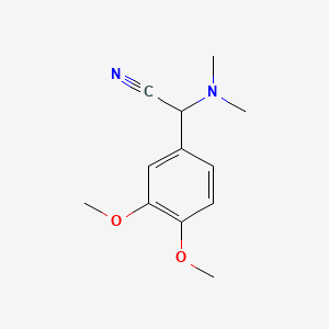 2-(3,4-Dimethoxyphenyl)-2-(dimethylamino)acetonitrile