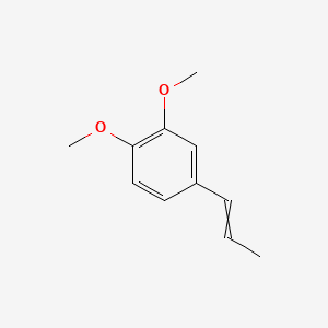 molecular formula C11H14O2 B1219684 Methylisoeugenol CAS No. 93-16-3