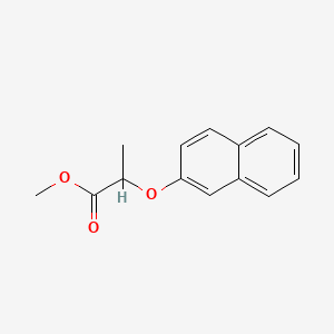 molecular formula C14H14O3 B1219717 2-(2-萘氧基)丙酸甲酯 CAS No. 30406-75-8