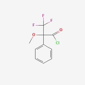molecular formula C10H8ClF3O2 B1219723 3,3,3-三氟-2-甲氧基-2-苯基丙酰氯 CAS No. 40793-68-8