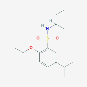 {[2-Ethoxy-5-(methylethyl)phenyl]sulfonyl}(methylpropyl)amine