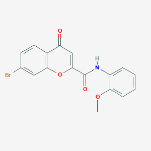 7-bromo-N-(2-methoxyphenyl)-4-oxo-4H-chromene-2-carboxamide