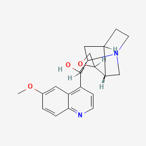 molecular formula C20H24N2O3 B1219763 Quinine-10,11-epoxide CAS No. 78523-31-6