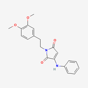 1-[2-(3,4-dimethoxyphenyl)ethyl]-3-(phenylamino)-1H-pyrrole-2,5-dione