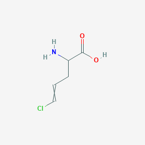 molecular formula C5H8ClNO2 B1219790 2-Amino-5-chloro-4-pentenoic acid 