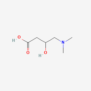molecular formula C6H13NO3 B1219791 4-(Dimethylamino)-3-hydroxybutanoic acid CAS No. 3688-46-8