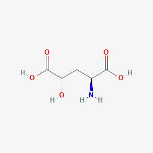 molecular formula C5H9NO5 B1219793 4-Hydroxy-L-glutamic acid 