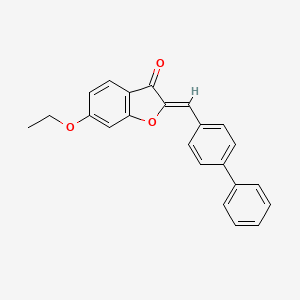 6-Ethoxy-2-[(4-phenylphenyl)methylene]benzo[b]furan-3-one