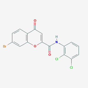 7-bromo-N-(2,3-dichlorophenyl)-4-oxo-4H-chromene-2-carboxamide