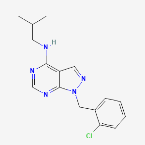 1-(2-chlorobenzyl)-N-(2-methylpropyl)-1H-pyrazolo[3,4-d]pyrimidin-4-amine